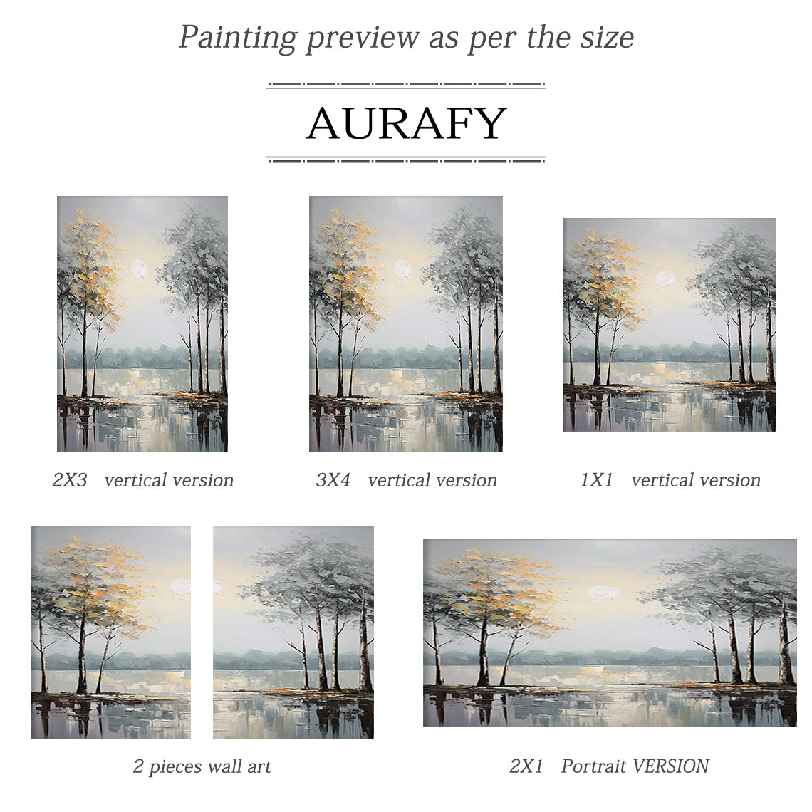 Misty Grove-Blue & Gray 3D Textured-AURA067