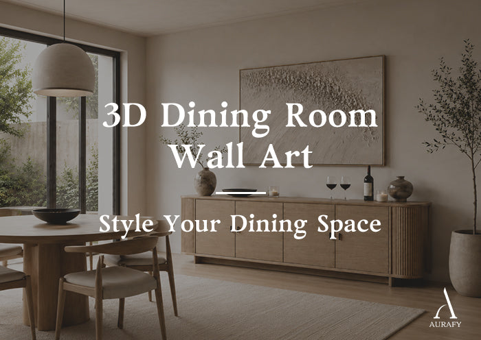 3D Dining Room Wall Art: Style Your Dining Space