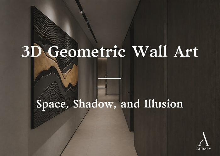 3D Geometric Wall Art: Space, Shadow, and Illusion