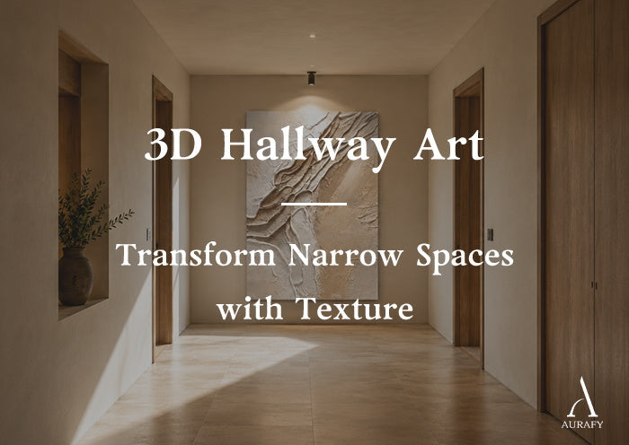 3D Hallway Art: Transform Narrow Spaces with Texture