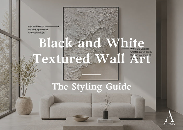 Black and White Textured Wall Art: The Styling Guide
