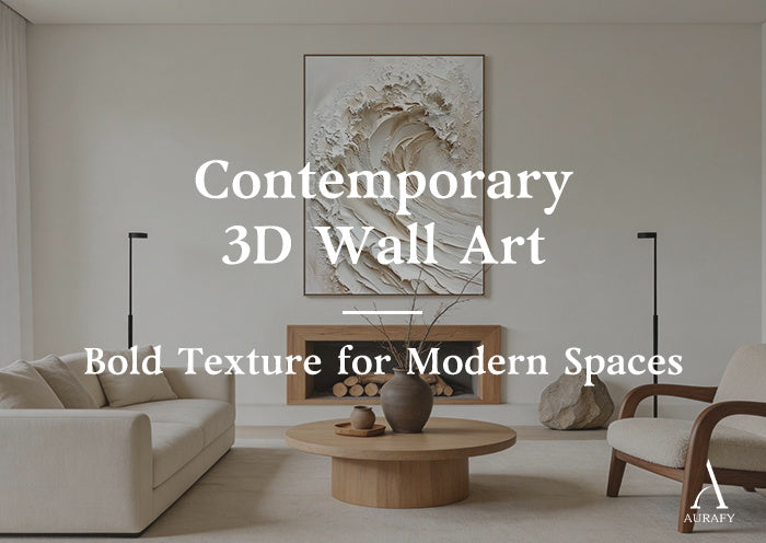 Contemporary 3D Wall Art: Bold Texture for Modern Spaces