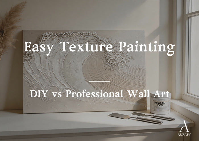 Easy Texture Painting: DIY vs. Professional Wall Art