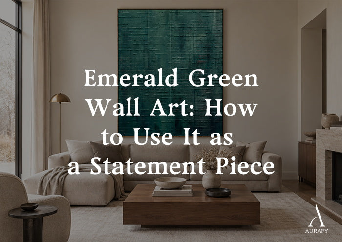 Emerald Green Wall Art: How to Use It as a Statement Piece