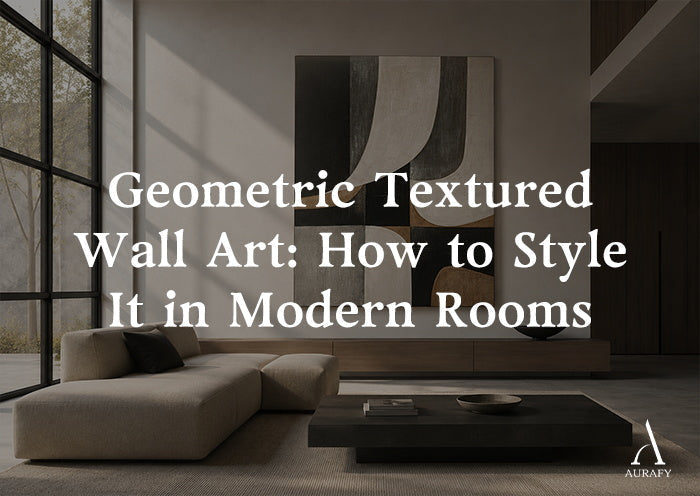 Geometric Textured Wall Art: How to Style It in Modern Rooms