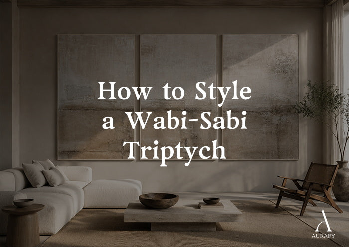 How to Style a Wabi-Sabi Triptych