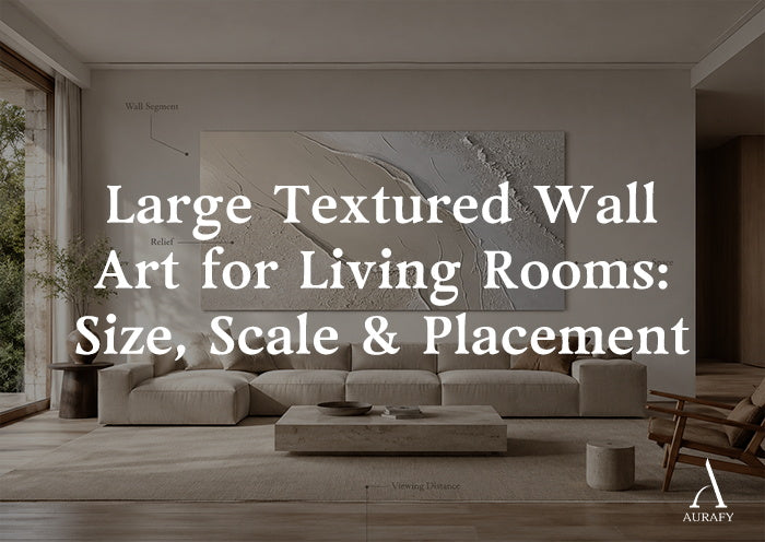Large Textured Wall Art for Living Rooms
