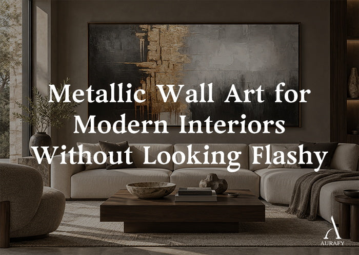 Metallic Wall Art for Modern Interiors Without Looking Flashy