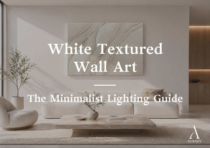 White Textured Wall Art: The Minimalist Lighting Guide