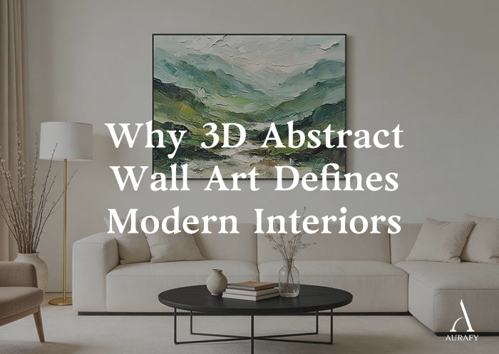 Why 3D Abstract Wall Art Defines Modern Interiors