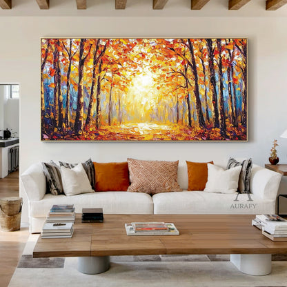 Colorful Landscape Wall Art Rustic Natural Home Decor Piece AURA308