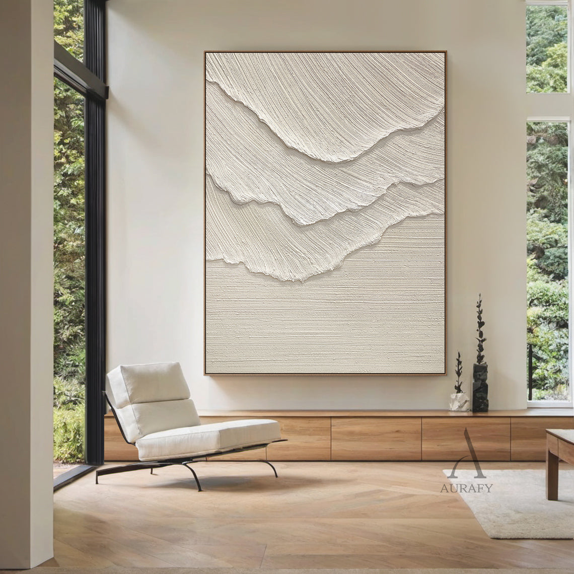Beige Coastal Minimalist Home Decor Piece for Sea-Themed Interiors AURA307