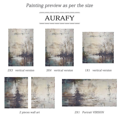 Modern Abstract Gray Wall Art for Living Room Bedroom Decor AURA230