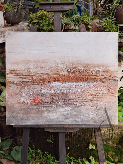 Wabi Sabi Red Beige Home Decor for Cozy Living Spaces AURA250