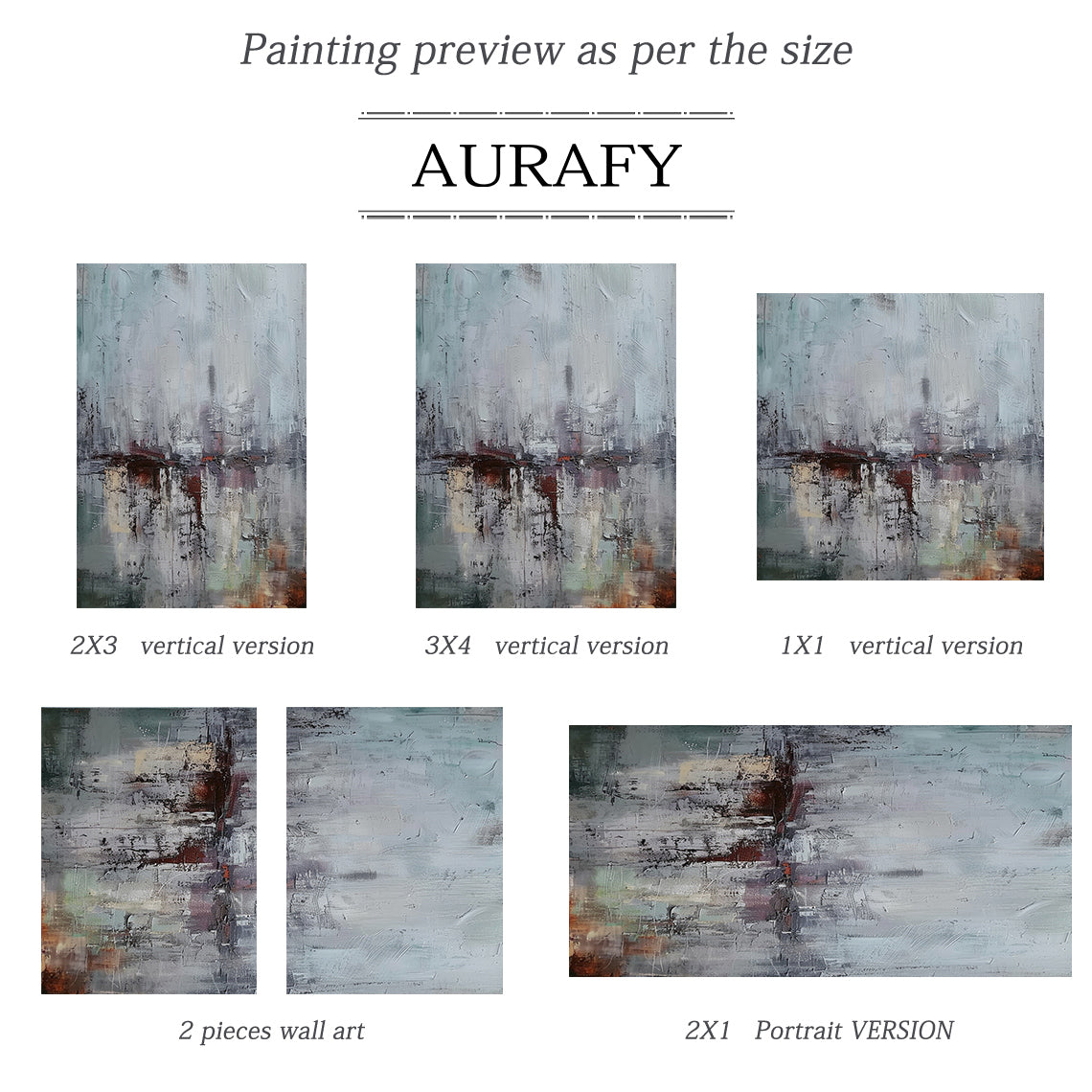 Gray Blue Wabi Sabi Style Home Decor for Cozy Spaces AURA229