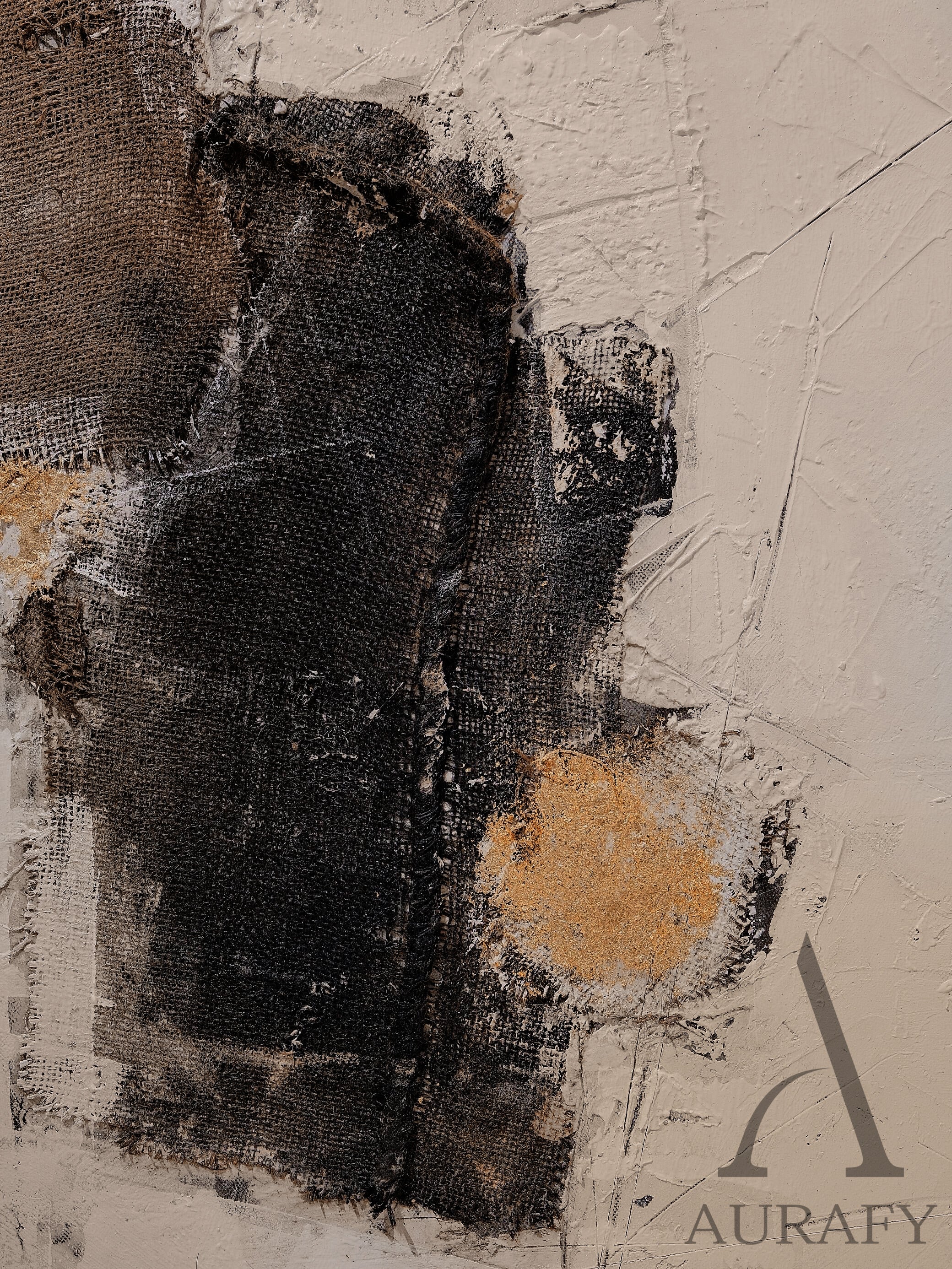 Stylish Beige General Abstract Wall Art for Modern Home Decor AURA237