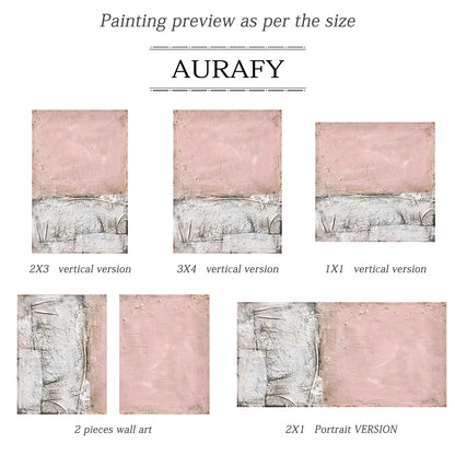 WABI SABI Pink Minimalist Home Decor for Cozy Living Rooms AURA245