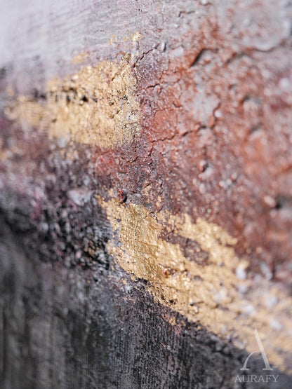 Abstract Black Gray Wall Art for Modern Home Decor AURA262