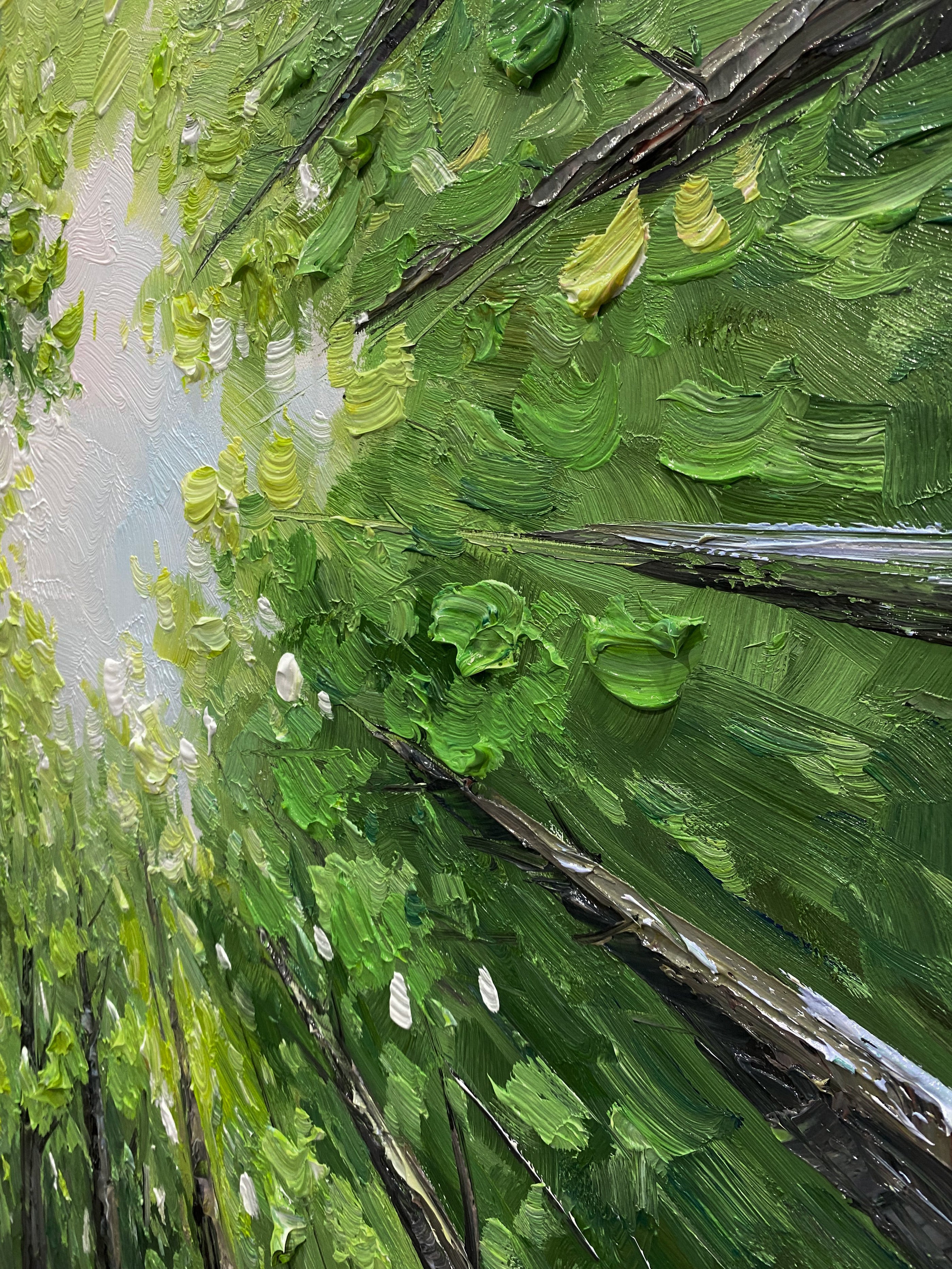 Green Landscape Modern Natural Style Art for Home Decor AURA322