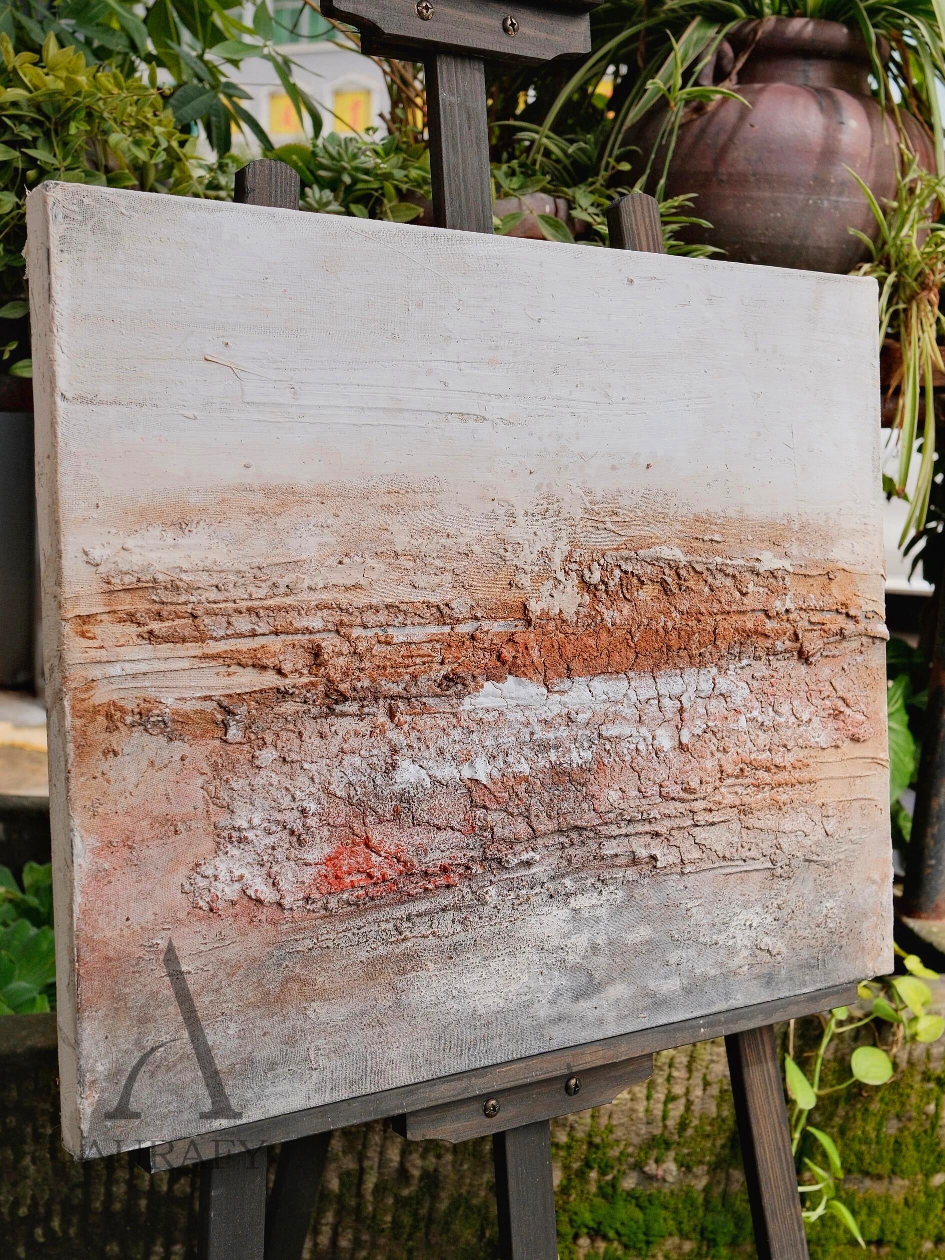 Wabi Sabi Red Beige Home Decor for Cozy Living Spaces AURA250