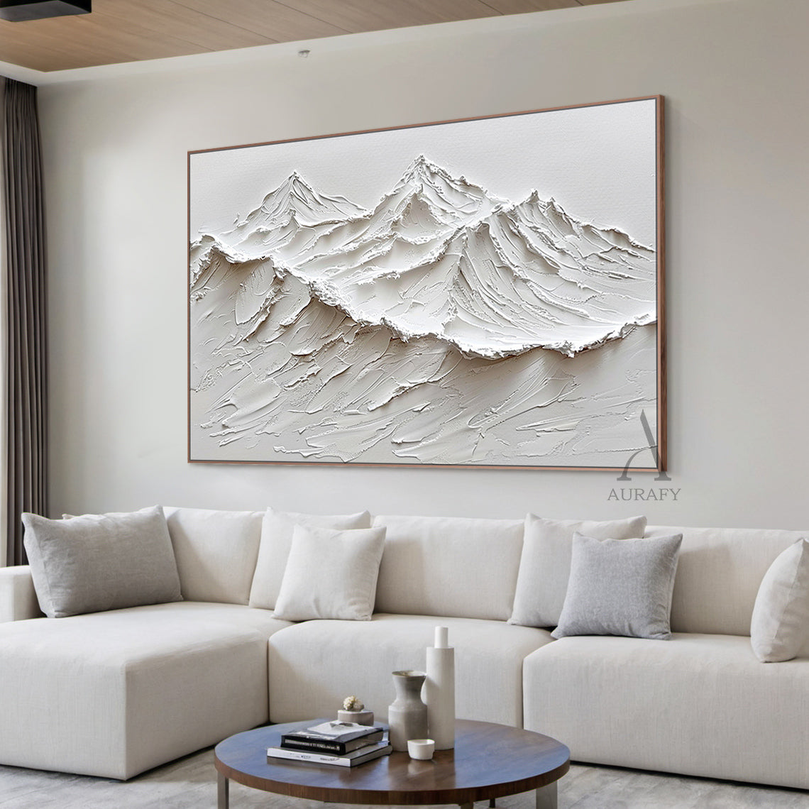 Elegant White Outdoor Landscape Decor for Home Garden Spaces AURA319