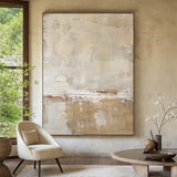 Beige General Abstract Wall Art for Modern Living Room Decor AURA290