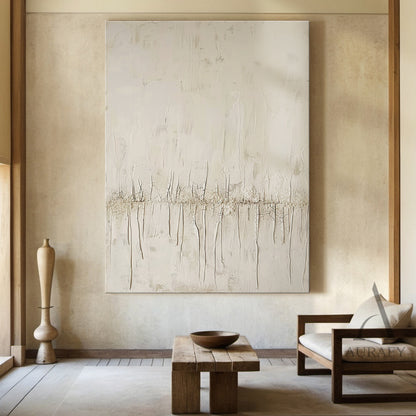 Wabi Sabi Beige Home Decor Accent Piece for Living Room AURA291