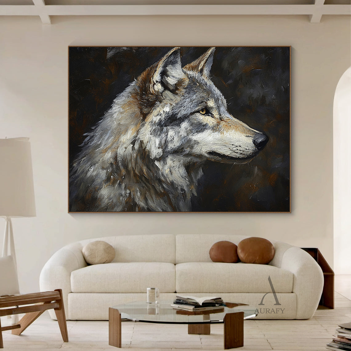 Gray Animal Print Soft Minimalist Cozy Home Decor Cushion AURA311