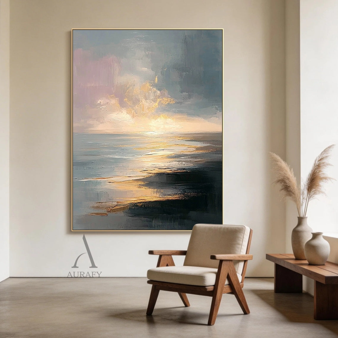 Minimalist Black Wall Art Cracked Tactile Surface High-Relief Wabi-Sabi Inspired Decorative Artwork AURA427