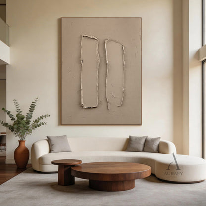 Beige WABI SABI Natural Aesthetic Home Decor for Cozy Spaces AURA275