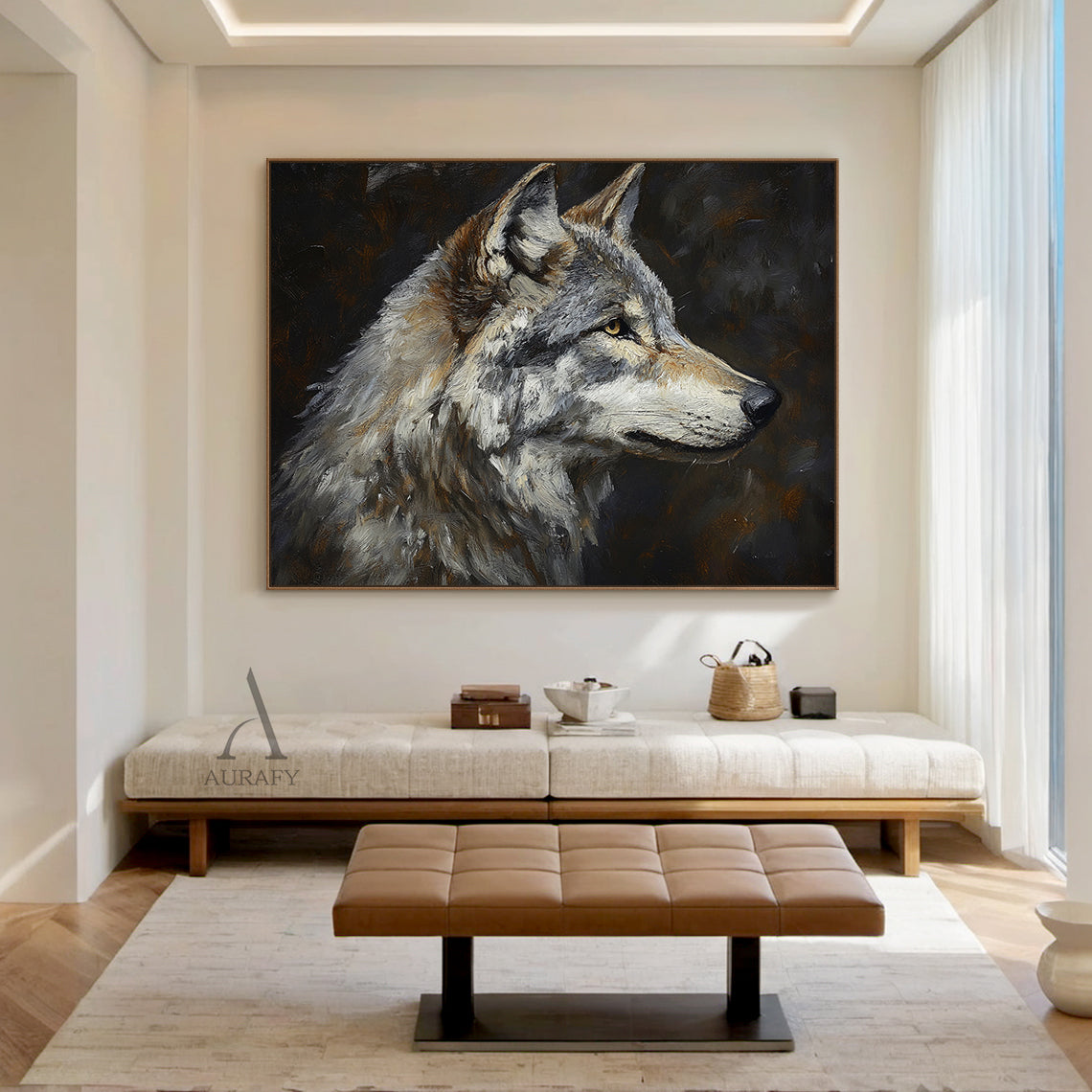Gray Animal Print Soft Minimalist Cozy Home Decor Cushion AURA311