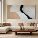 Minimalist Beige Brown Wall Art for Living Room Home Decor AURA381
