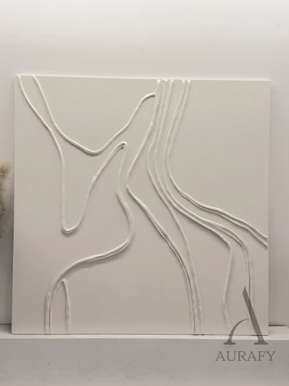 Minimalist Beige Wall Art for Living Room Bedroom Home Decor AURA284