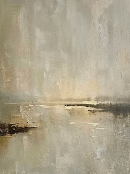 Soft Drift-Beige Abstract Field-AURA152