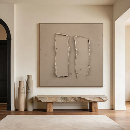 Beige WABI SABI Natural Aesthetic Home Decor for Cozy Spaces AURA275
