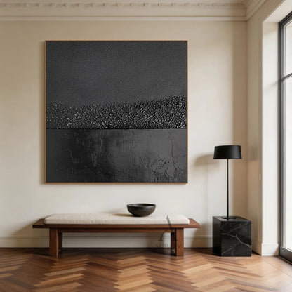 Black Wabi Sabi Style Minimalist Home Decor Accent Piece AURA270