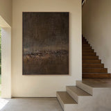 Terra Meridian Painting-Burnished Bronze & Espresso Umber-AURA014
