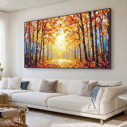 Colorful Landscape Wall Art Rustic Natural Home Decor Piece AURA308