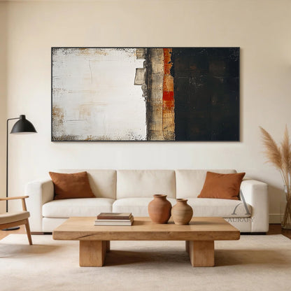 Wabi Sabi Style Black Beige Decorative Home Accent Item AURA375