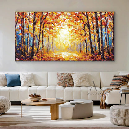 Colorful Landscape Wall Art Rustic Natural Home Decor Piece AURA308