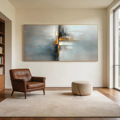 Gray General Abstract Wall Art for Modern Home Decor AURA358