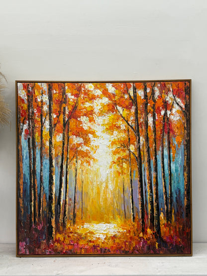 Colorful Landscape Wall Art Rustic Natural Home Decor Piece AURA308