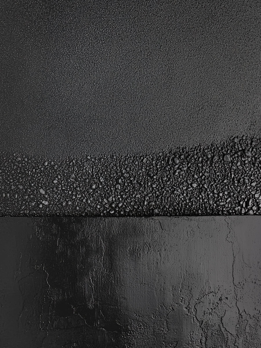 Black Wabi Sabi Style Minimalist Home Decor Accent Piece AURA270