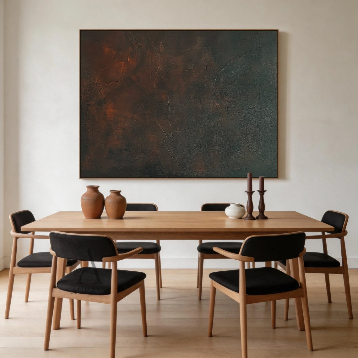 Minimalist Black Wall Art Sculpted High-Relief Tactile Surface Layered Curves Vertical Stripes AURA429
