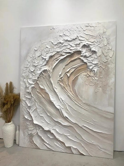 Ivory Surge-Beige Spatial Field-AURA089
