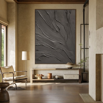 Obsidian Drift-Black 3D Textured-AURA064
