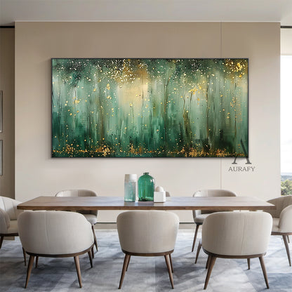 Stylish Green Landscape Home Decor Wall Art for Living Rooms AURA320