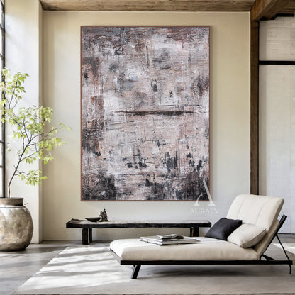 General Abstract Black Gray Wall Art for Living Room Decor AURA255