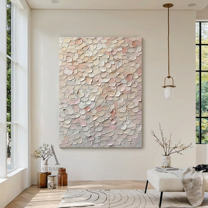 Tactile 3D Textured Brown Abstract Art Modern Organic Sculpted Canvas Wall Decor AURA459