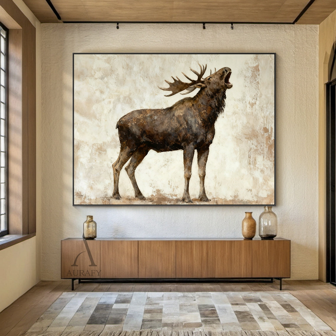 Bugling Elk Wall Art - AURA662